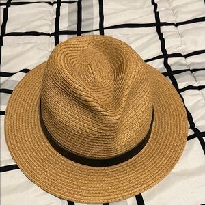 Torrid Tan Straw Hat with Black Band